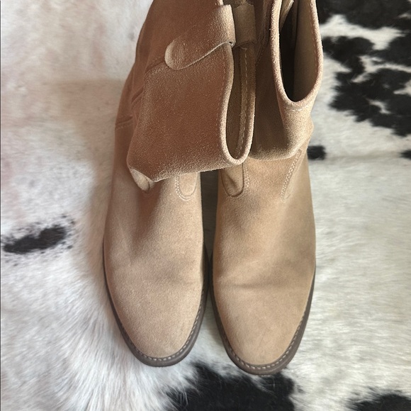 Vintage Tan Leather Cowboy Boots Men’s 11 Texas Steer Bilterite - Picture 2 of 8